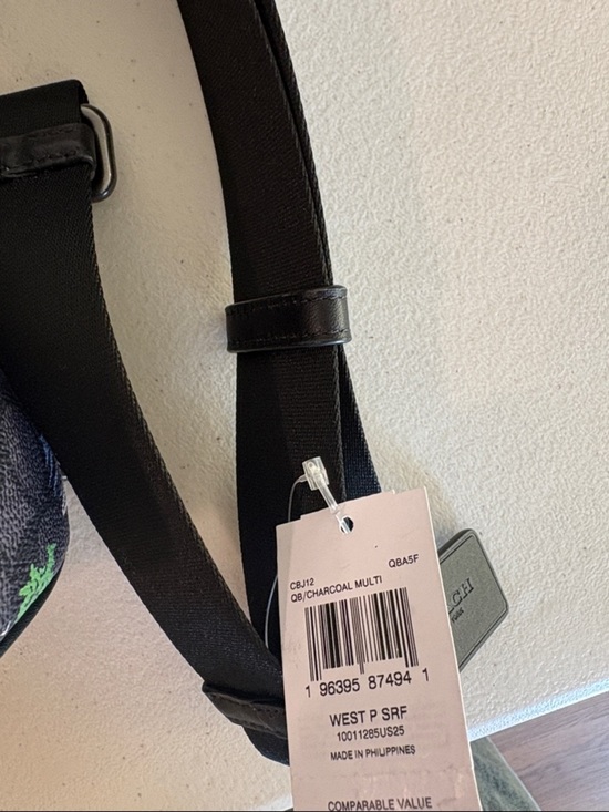 Coach West Pack In Signature Canvas W/Surf Print—Unisex—NEW W/Tags—$350–Great main image 8
